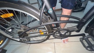 Bicicleta de paseo BTWIN negra
