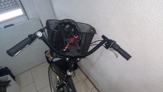 Bicicleta de paseo BTWIN negra