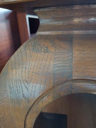 Mesa de centro estilo balinés madera y ratán