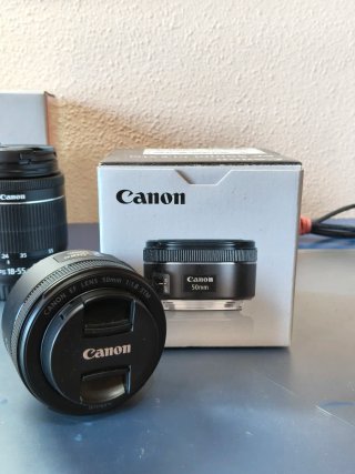 Canon EOS 700D + 18-55 IS STM + 50mm f/1.8
