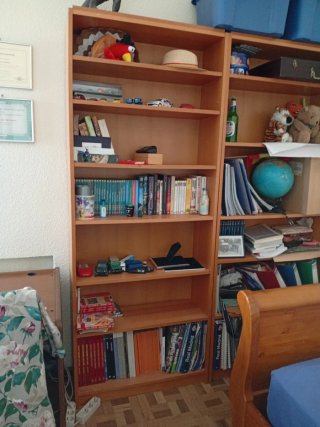 Estantería Billy Ikea Madera y Plástico