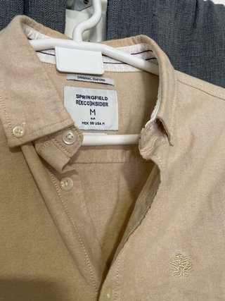 Camisa Springfield Talla M Manga Larga