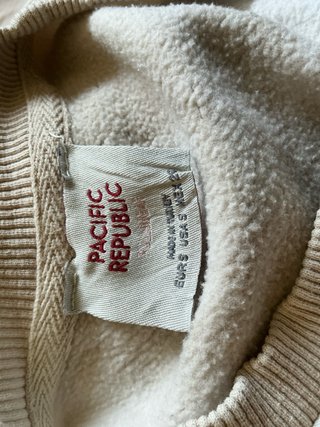 Sudadera Bull&Bear Talla S Beige/Marrón