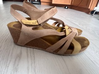 Sandalias cuña piel Inter-Bios Talla 39
