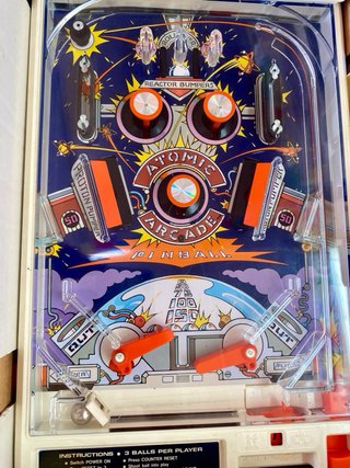 Pinball Tomy Atomic Arcade Vintage 80s