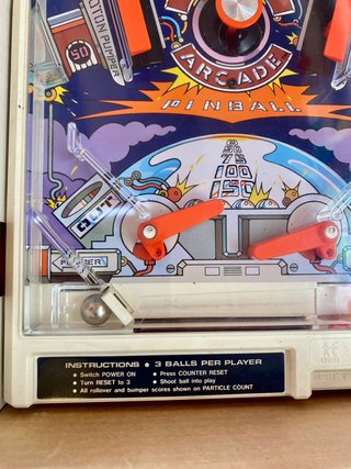 Pinball Tomy Atomic Arcade Vintage 80s
