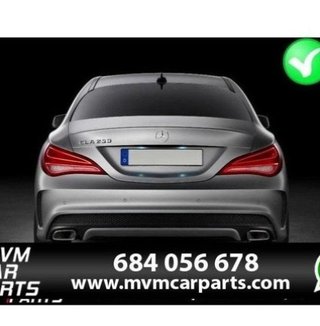 Difusor trasero para Mercedes CLA W117 Black AMG