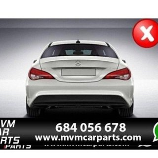 Difusor trasero para Mercedes CLA W117 Black AMG