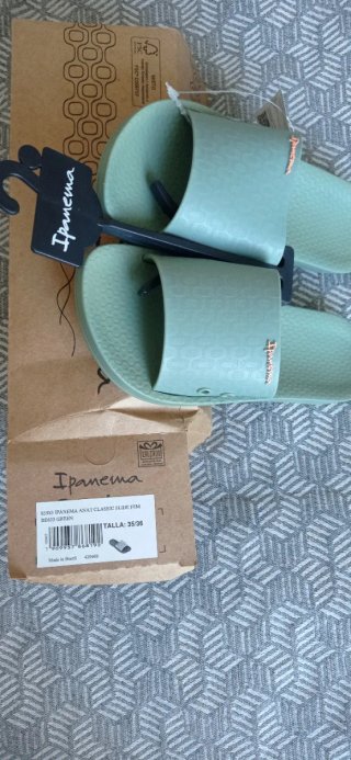 Chanclas Ipanema Verde Oliva número 35/36