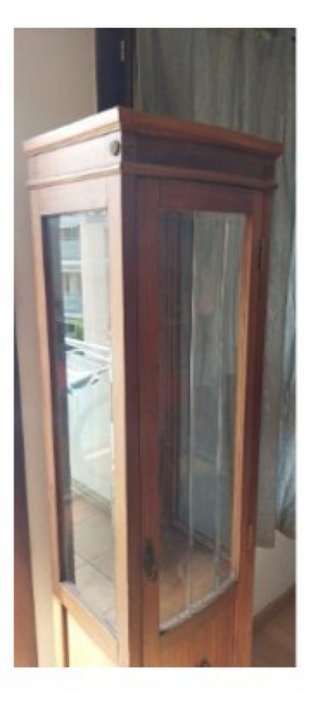 Vitrina antigua francesa madera maciza