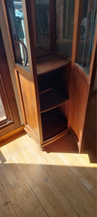 Vitrina antigua francesa madera maciza