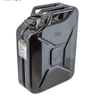 Jerry Can 20L Negro con Soporte
