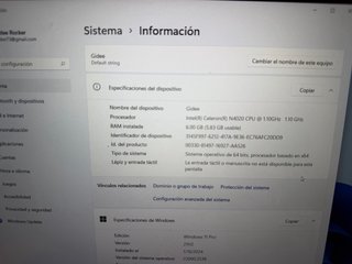 Portátil Wozifan W8 Plata y Negro