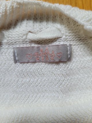 Falda mini elástica blanca
