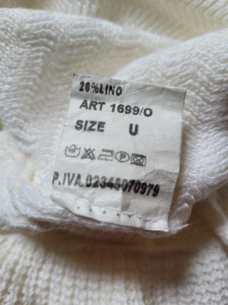 Falda mini elástica blanca