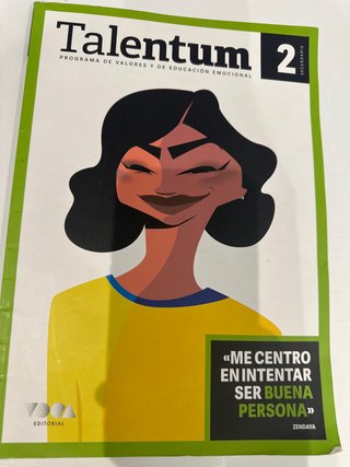 Talentum, 2 Secundaria programa de valores y de...