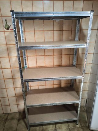 Estantería metálica galvanizada 5 baldas