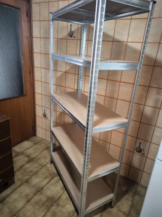 Estantería metálica galvanizada 5 baldas