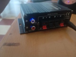 Amplificador Hi-Fi AK-170 Negro/Azul