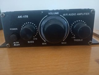 Amplificador Hi-Fi AK-170 Negro/Azul