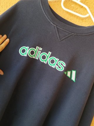 Sudadera Adidas Negra y Verde