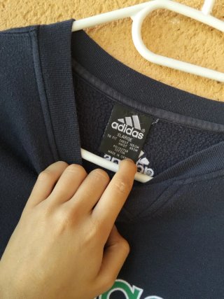 Sudadera Adidas Negra y Verde