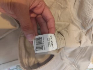 Pantalón Pitillo Beige Talla 42