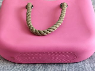 Bolso Rosa Impermeable Asas Cuerda