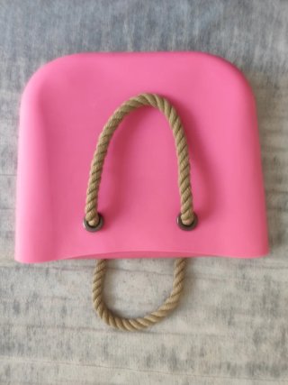 Bolso Rosa Impermeable Asas Cuerda