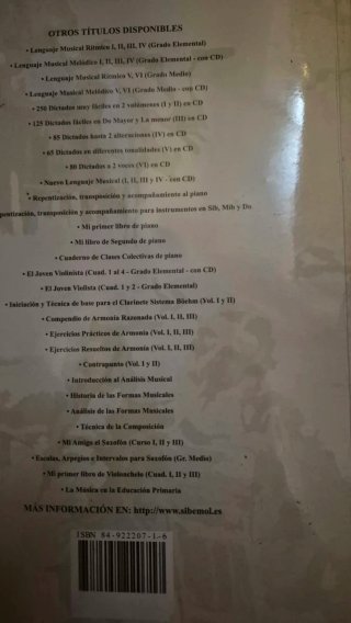 Pack Lenguaje Musical Rítmico+Melódico Si Bemol 1°