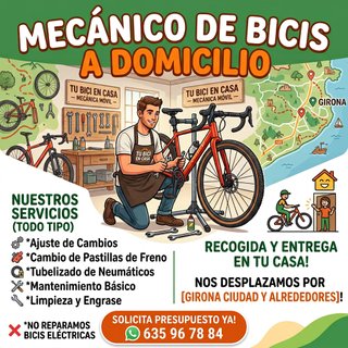 Reparación y mantenimiento bicis en general