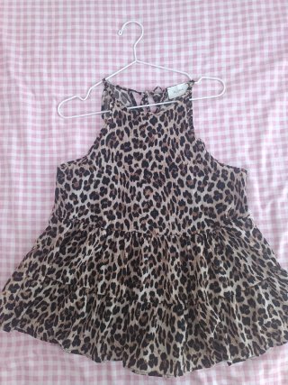 Blusa tirantes leopardo Floria Talla Única
