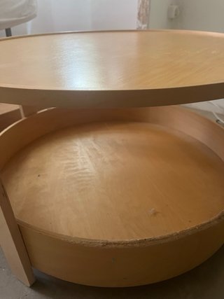 Mesa de centro BORGEBY IKEA abedul 70cm