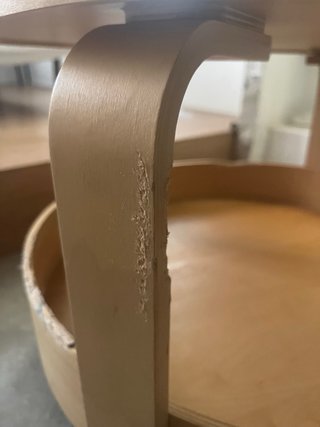 Mesa de centro BORGEBY IKEA abedul 70cm