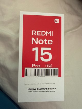 Redmi Note 15 Pro 12GB RAM 512GB Negro