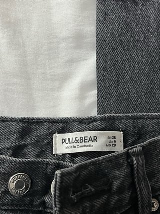Vaqueros Pull&Bear Talla 38 Negros