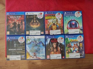 Lote 8 juegos PS4 y PS5 – Elden Ring, Horizon, y +