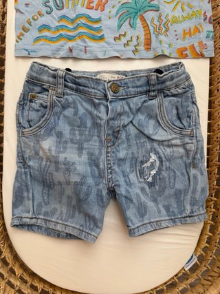 Conjunto Zara T-shirt e Calções