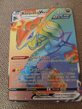 Carta Pokémon Rayquaza VMAX 320 HP