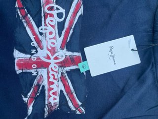 Camiseta Pepe Jeans Negra Talla S