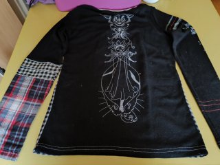 Camiseta Soggo mujer cuadros y rayas