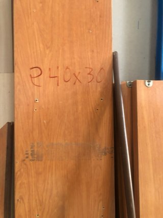 Estantería librería madera y metal