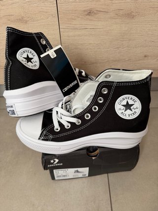 Zapatillas Converse Altas Negras y Blancas