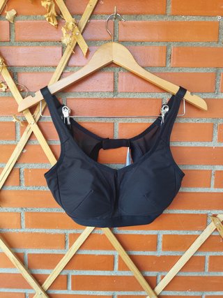 Sujetador deportivo Decathlon Negro