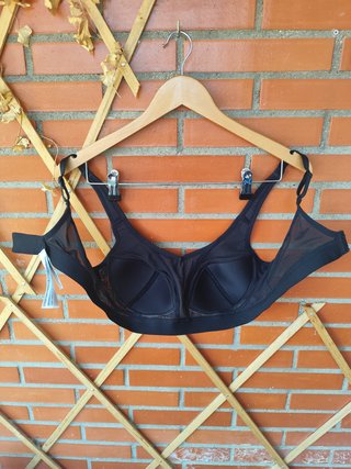 Sujetador deportivo Decathlon Negro