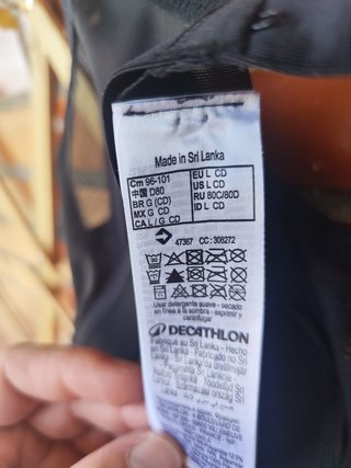 Sujetador deportivo Decathlon Negro