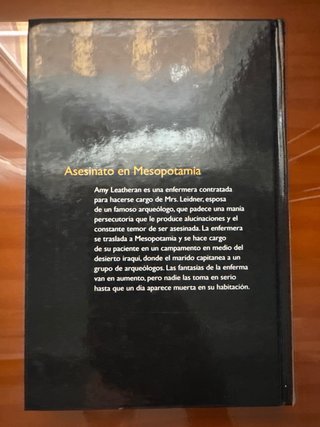 Libro “Asesinato en Mesopotamia” - Agatha Christie