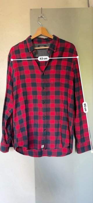 Camicia a quadri Pull&Bear M