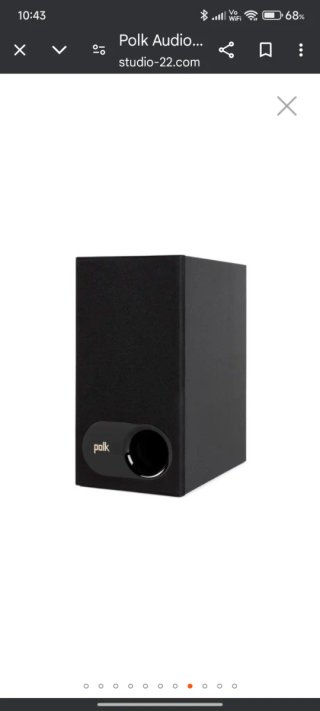 Barra de Sonido Polk Audio  signa s2 Negra