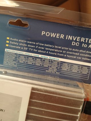 2 Inversores 500W y 1500W